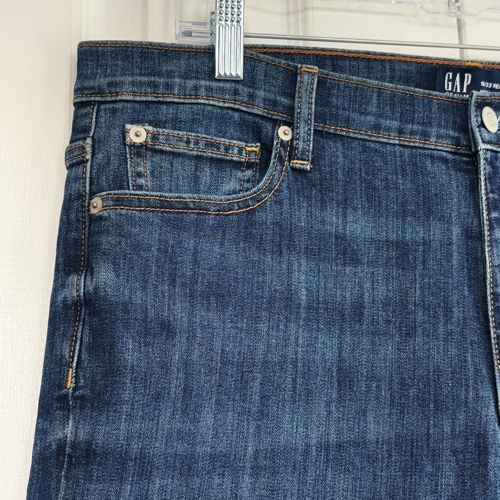 NWT Gap Dark Wash Indigo Denim High Rise Crop Legging Jeans 16 - Picture 6 of 16